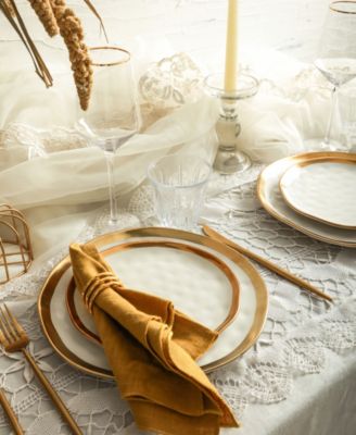 Florian 16 Pc. Dinnerware Set, Service For 4