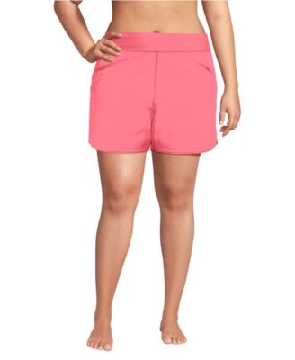 Plus Size SunShade UPF 50 5" Board Shorts with Panty