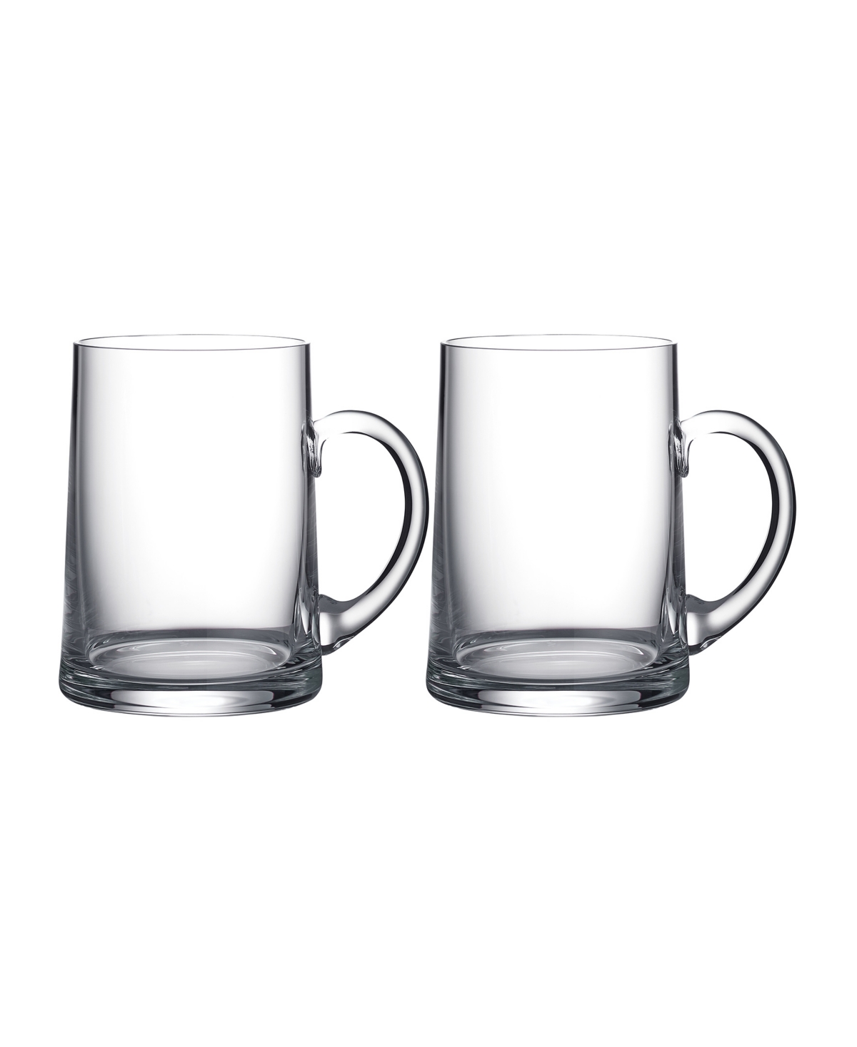 Shop Waterford Craft Brew 2 Piece Beer Mug Set, 18 oz In Clear