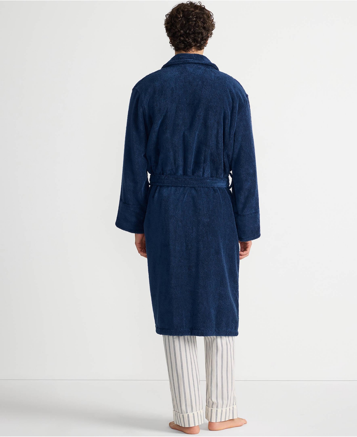 Lands' End Big & Tall Calf Length Turkish Terry Robe