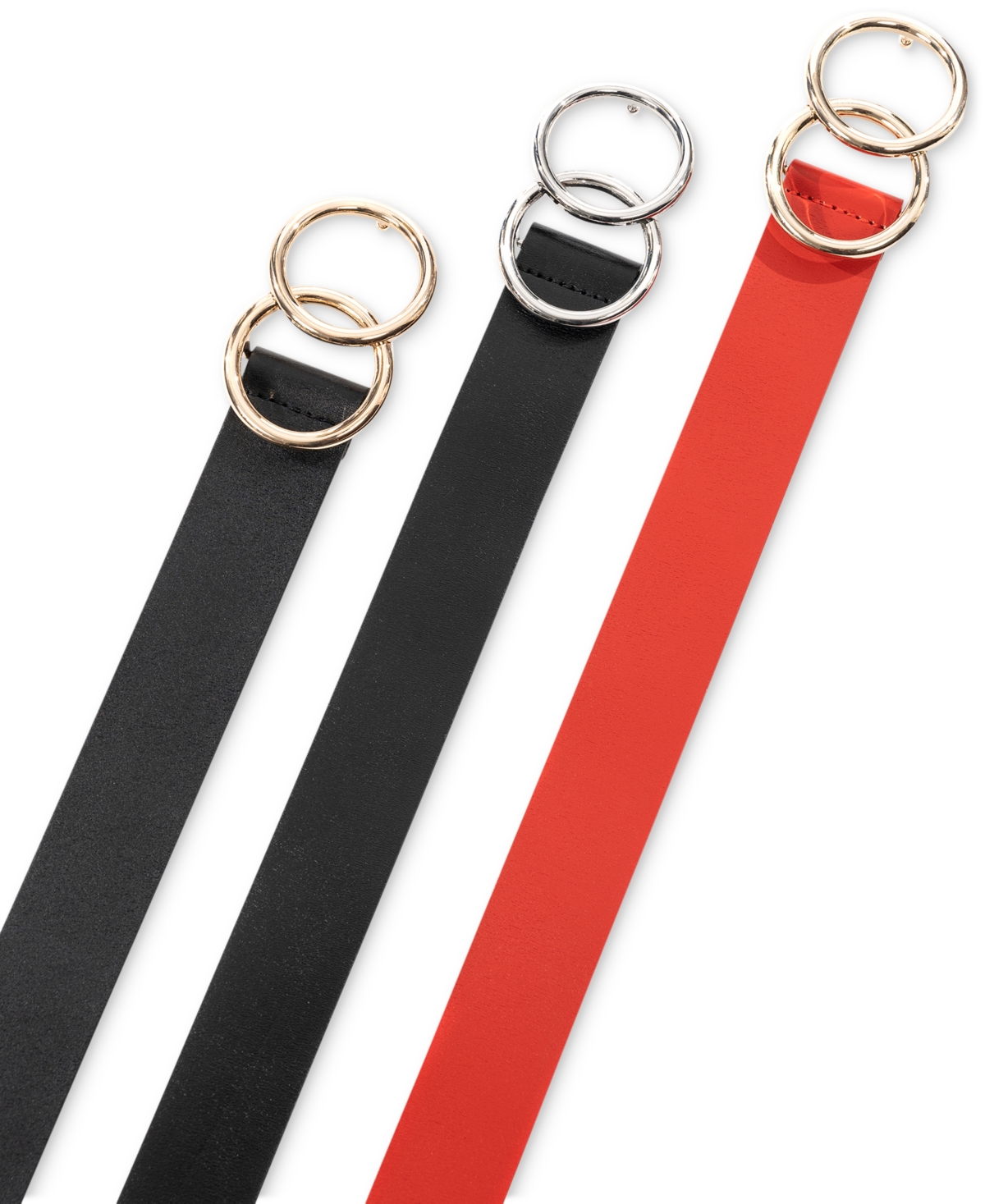 INC INTERNATIONAL CONCEPTS DOUBLE CIRCLE BELT, CREATED FOR MACY'S 