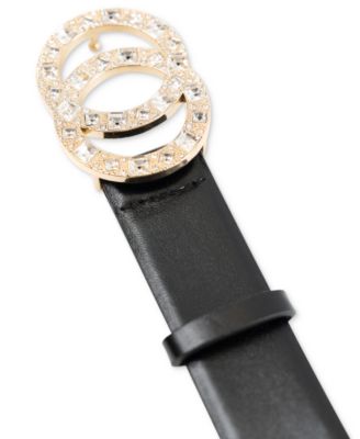 Double-Circle Rhinestone Belt, Created for Macy's