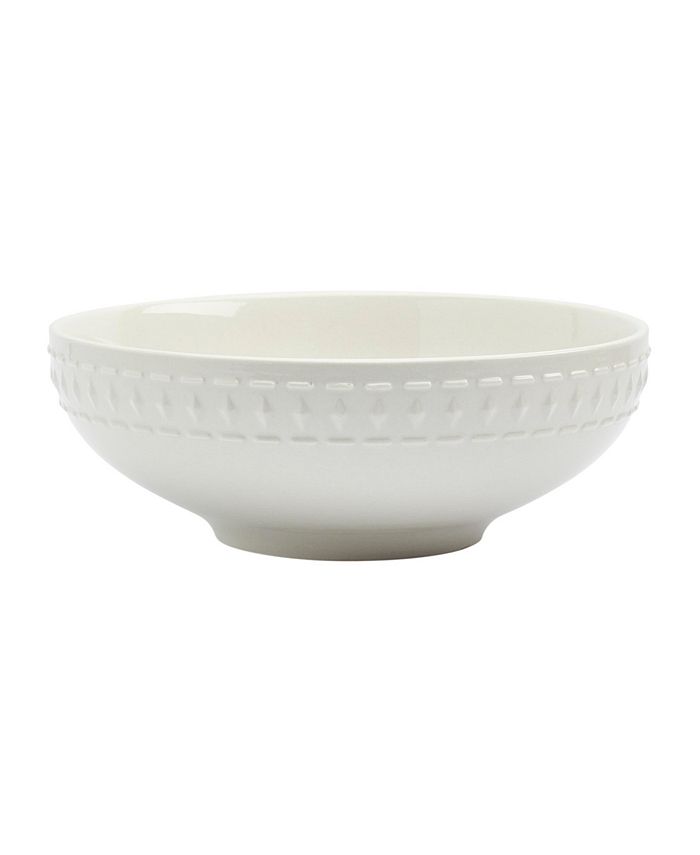 Tabletops Unlimited Tabletops Gallery 3PC Bloom Round Embossed Bowl