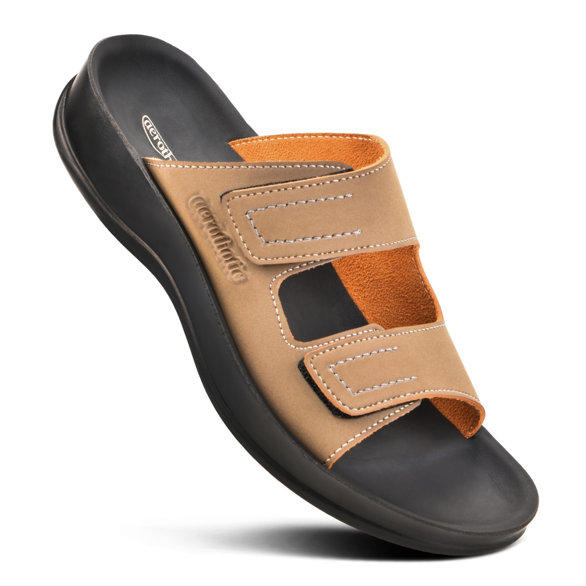 Urania Women's Slip-on Comfortable Slide Sandal - Brown