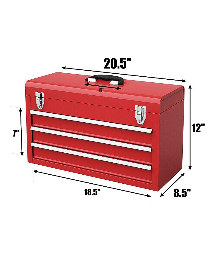 Costway Portable Tool Chest Box Storage Garage Mechanic