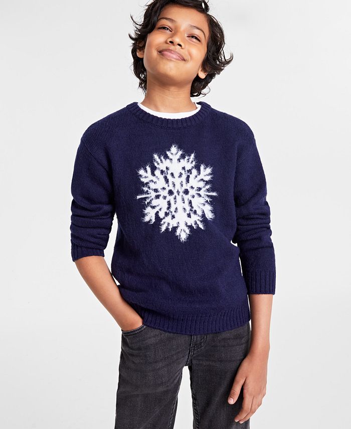 Boys snowflake sweater outlet