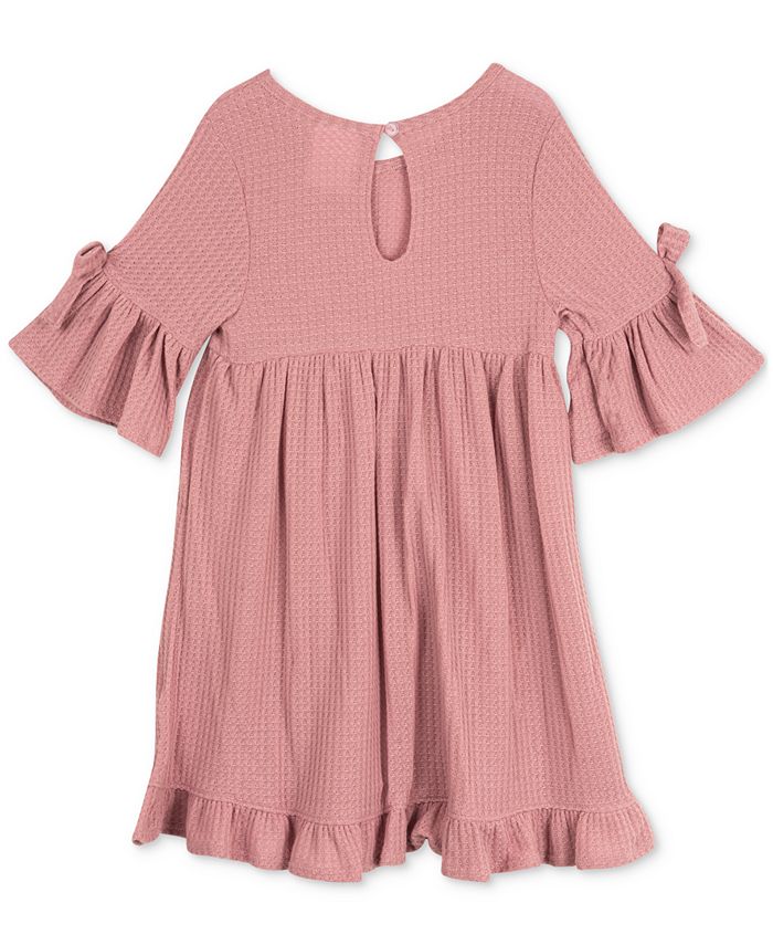 Rare Editions Toddler & Little Girls Waffle Knit Dress Macy's