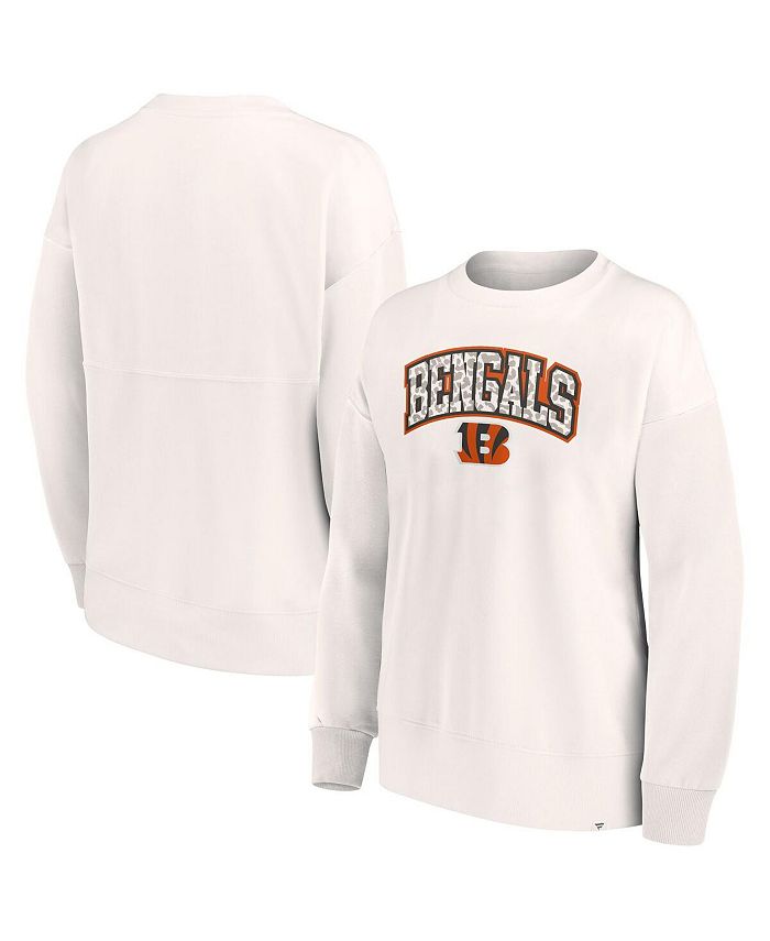 Fanatics Women's Branded White Cincinnati Bengals Leopard Team Pullover  Sweatshirt - Macy's