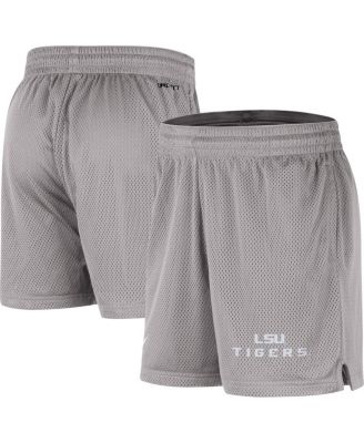 Men's Gray LSU Tigers Mesh Performance Shorts