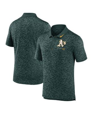 Men's Green Oakland Athletics Next Level Performance Polo Shirt