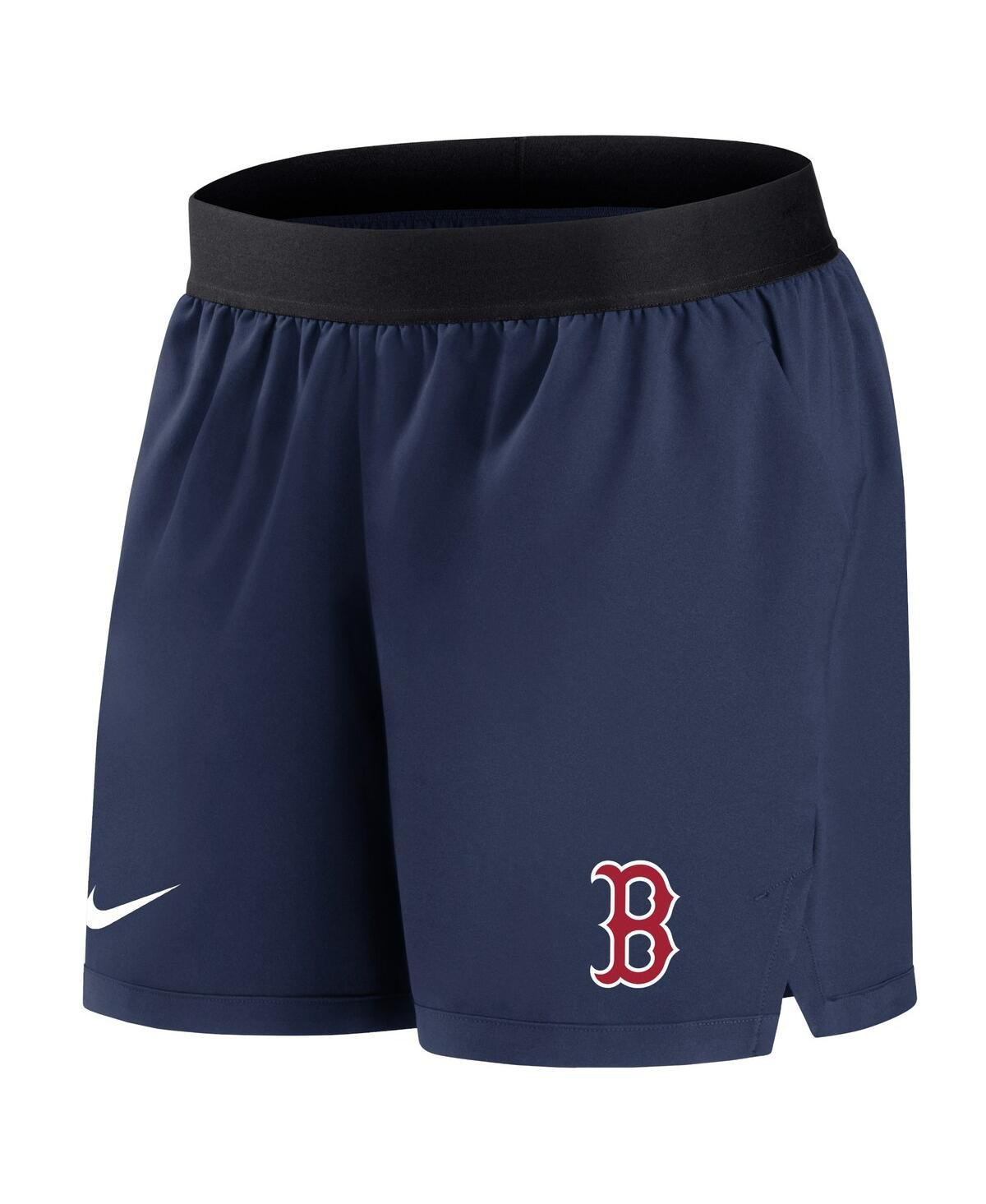 Nike Women's  Navy Boston Red Sox Authentic Collection Team Performance Shorts In Navy