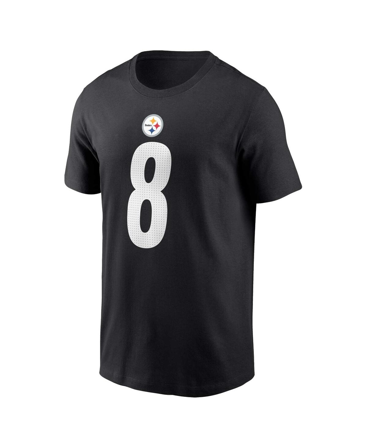 Men's Nike Kenny PickettPittsburgh Steelers Player Name and Number T-shirt - Black