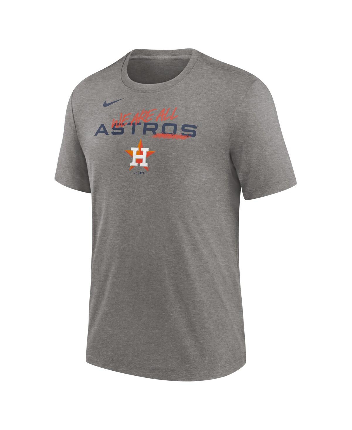 Men's NikeHouston Astros We Are All Tri-Blend T-shirt - Heather Charcoal