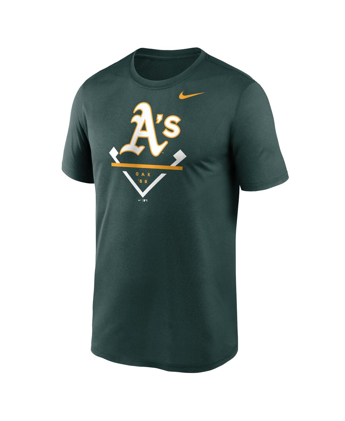 Nike Men's  Green Oakland Athletics Icon Legend Performance T-shirt In Green