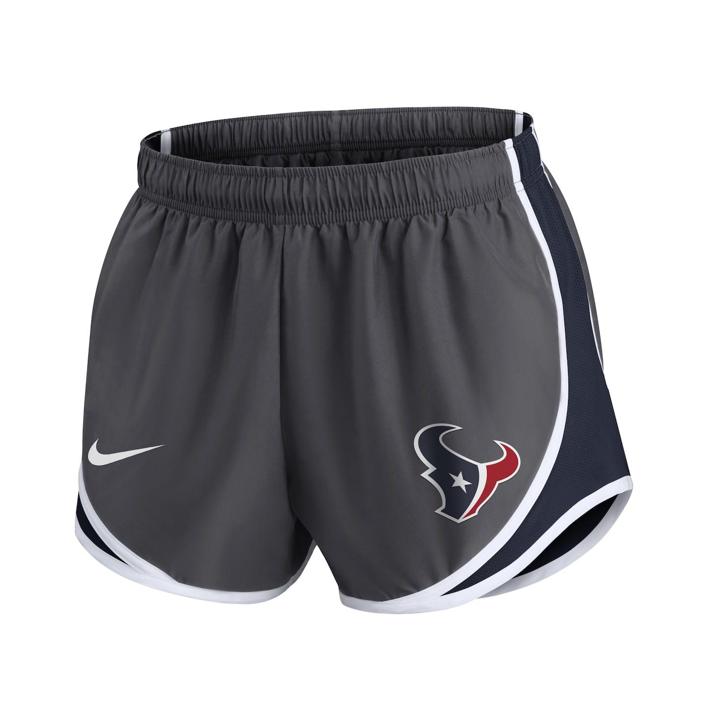 Женские шорты Nike Charcoal Houston Texans Logo Performance Tempo — фото 3