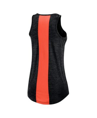 Women's Black San Francisco Giants Right Mix High Neck Tank Top