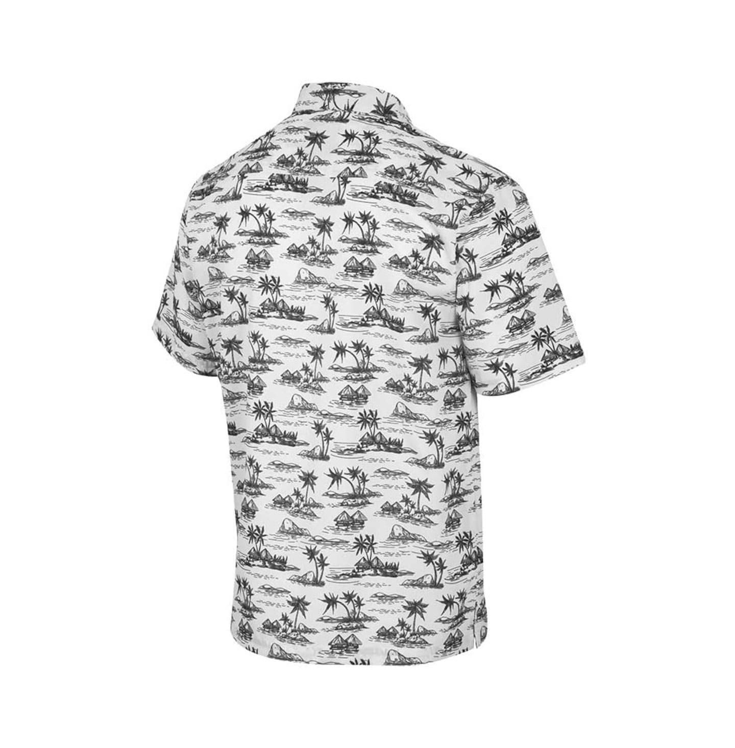 Мужская рубашка Colosseum White Boston College Eagles Spontaneous is Romantic Camp Button-Up — фото 4