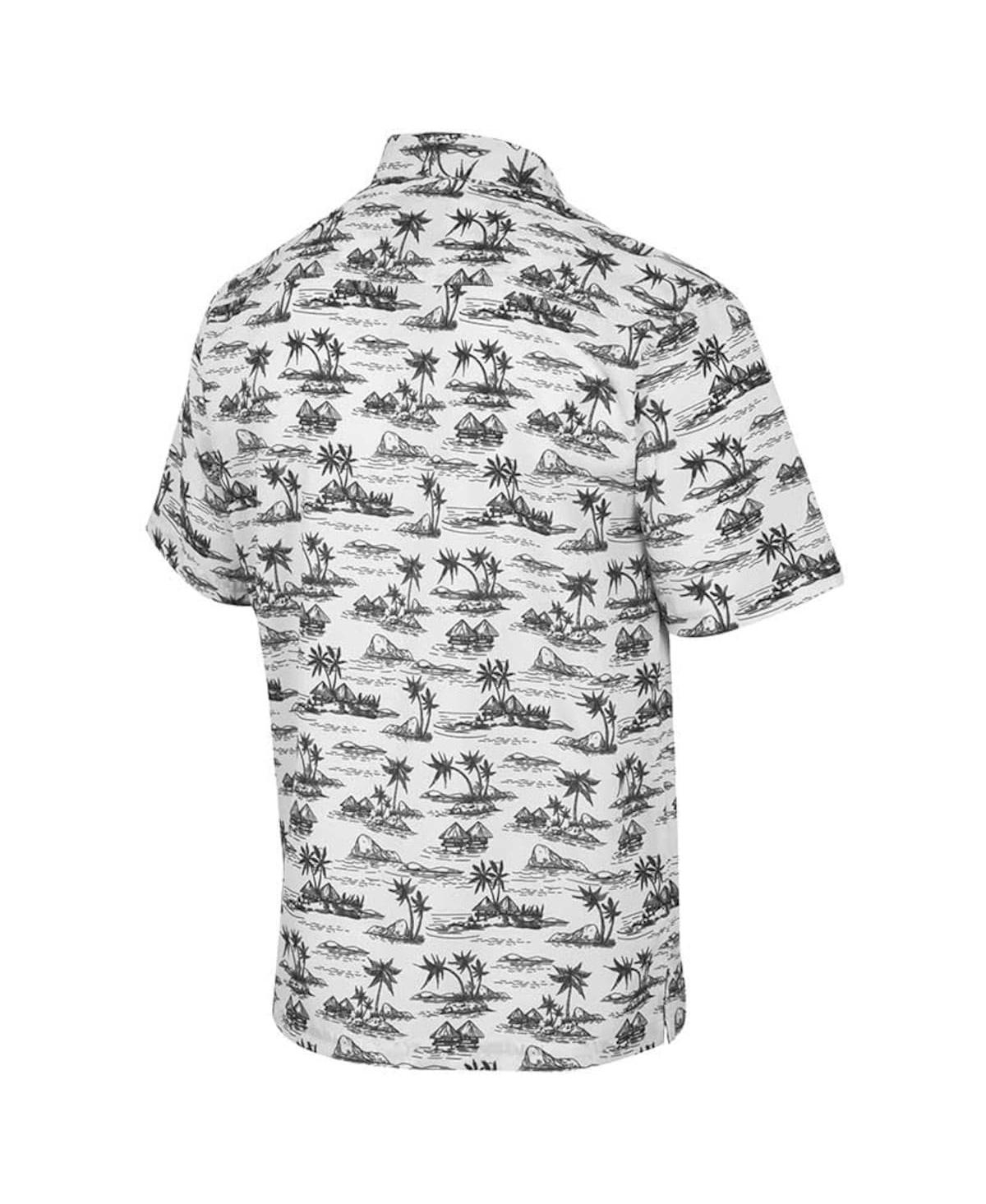 Colosseum White Boston College Eagles Spontaneous Is Romantic Camp Button-up Shirt In White