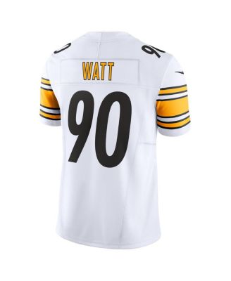 Men's T.J. Watt White Pittsburgh Steelers Vapor F.U.S.E. Limited Jersey