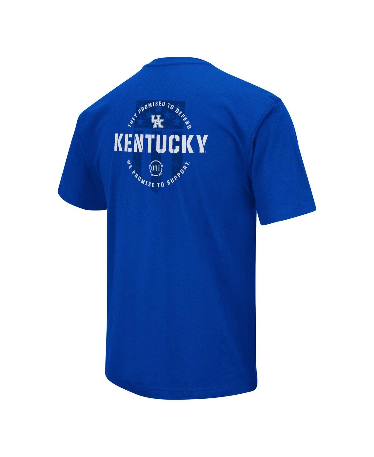 Shop Colosseum Men's  Royal Kentucky Wildcats Oht Military-inspired Appreciation T-shirt