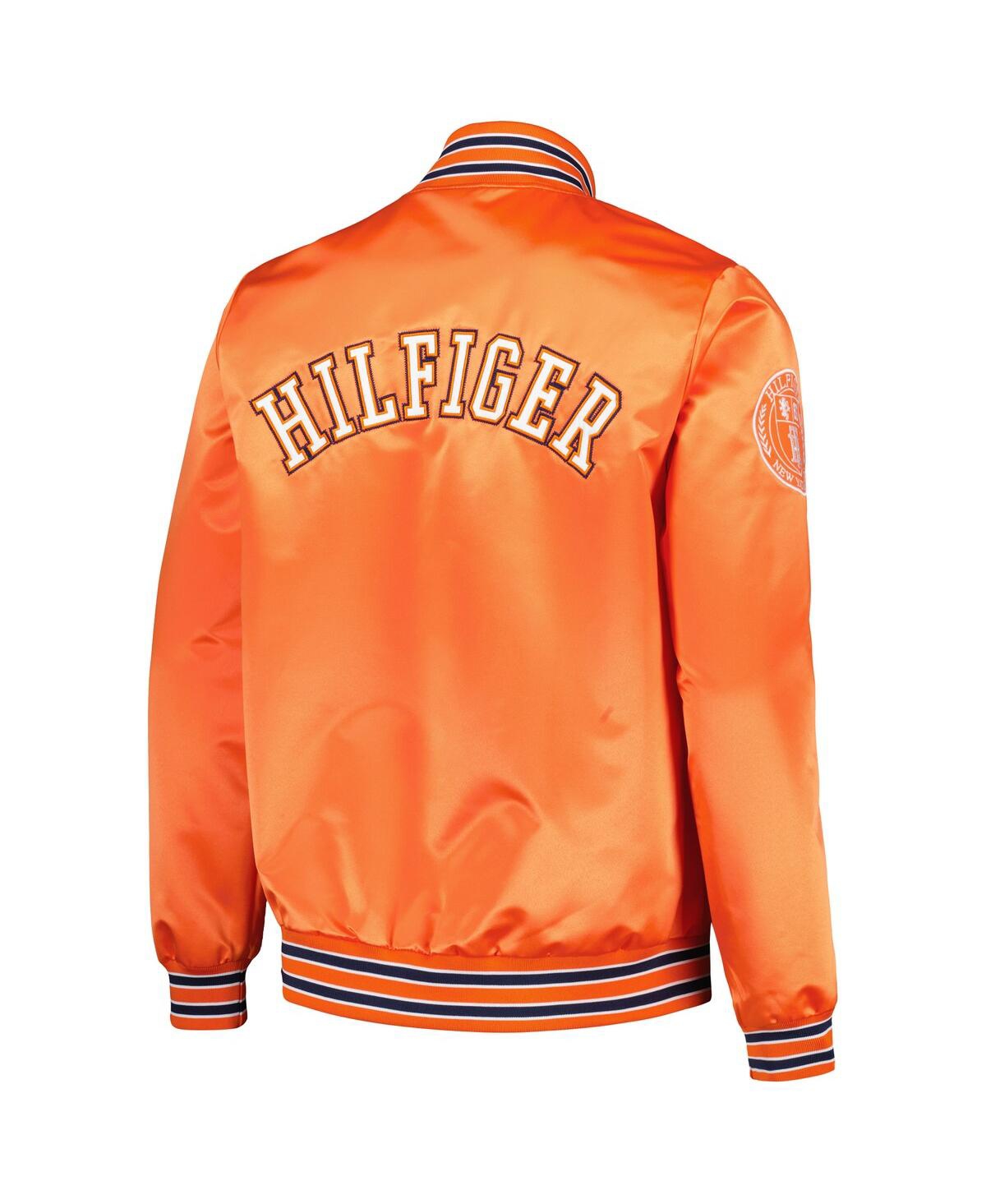 Shop Tommy Hilfiger Men's  Orange Denver Broncos Elliot Varsity Full-snap Jacket