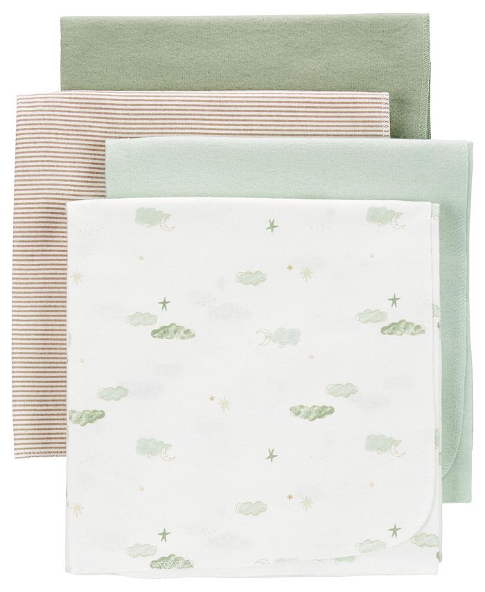 Carter's Baby Boys or Baby Girls Receiving Blankets, Pack of 4 Macy's