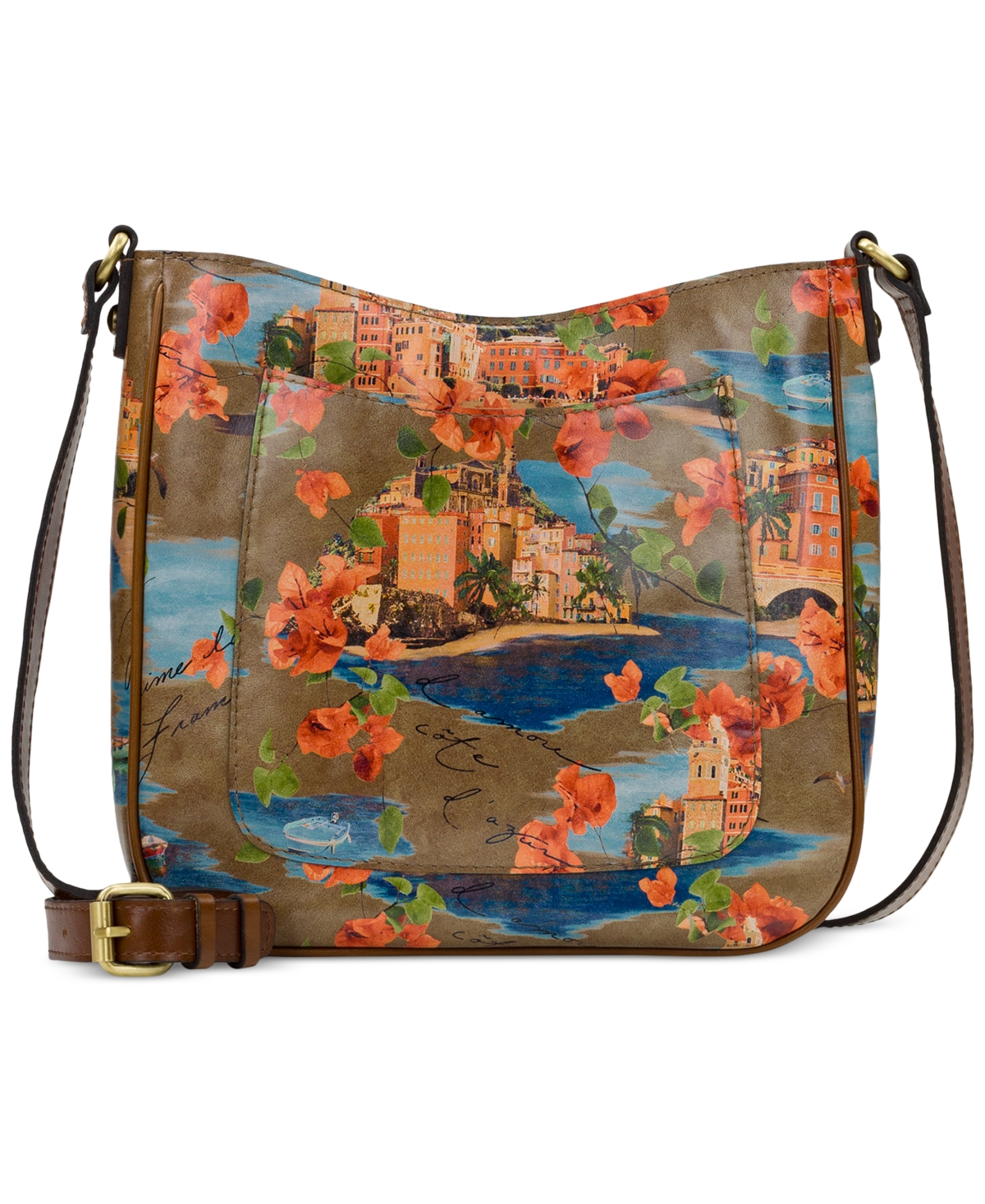 Patricia Nash Emeline Crossbody, Created For Macy's In French Riviera