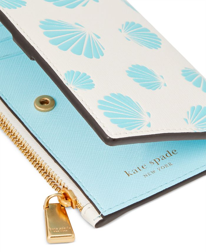 kate spade new york Seashell Embossed Saffiano Leather Small