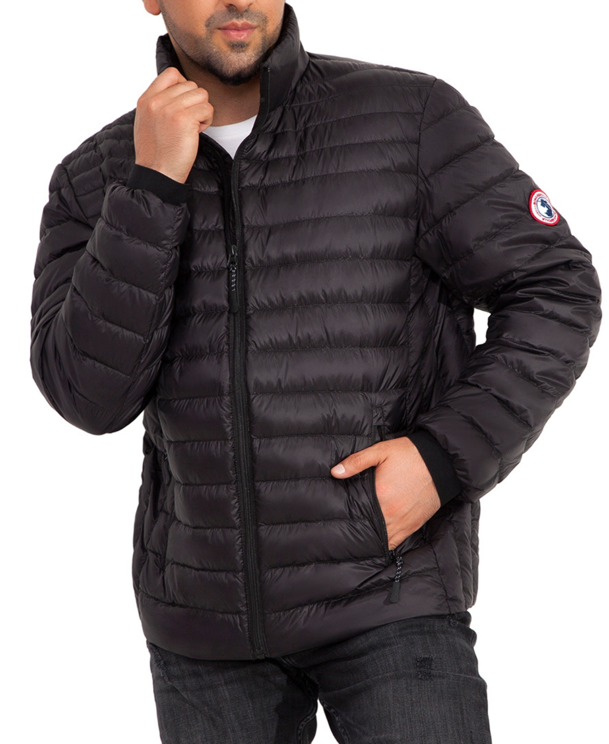 Men's Ultra-Light Packable Down Jacket - Black