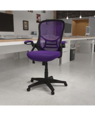 High Back Mesh Ergonomic Office Chair With Flip-Up Arms