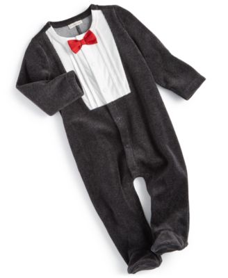 First Impressions - Baby Boys Tuxedo Coverall, Created for Macy's