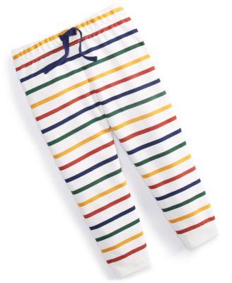 First Impressions - Toddler Boys Forest Stripe Jogger Pants, Created for Macy's