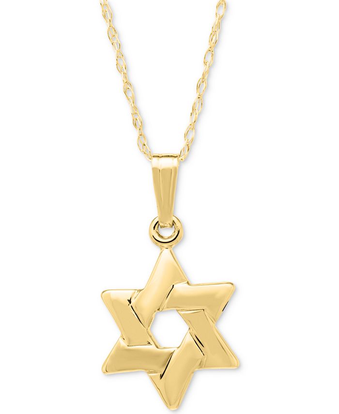 Macy's star of david necklace cheap