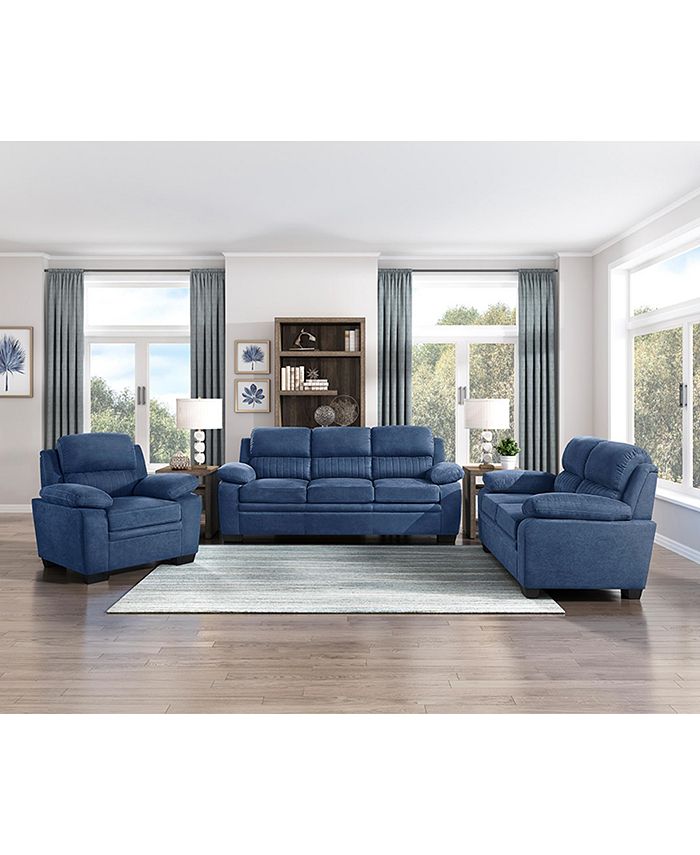 Homelegance White Label Odessa 58" Loveseat Macy's