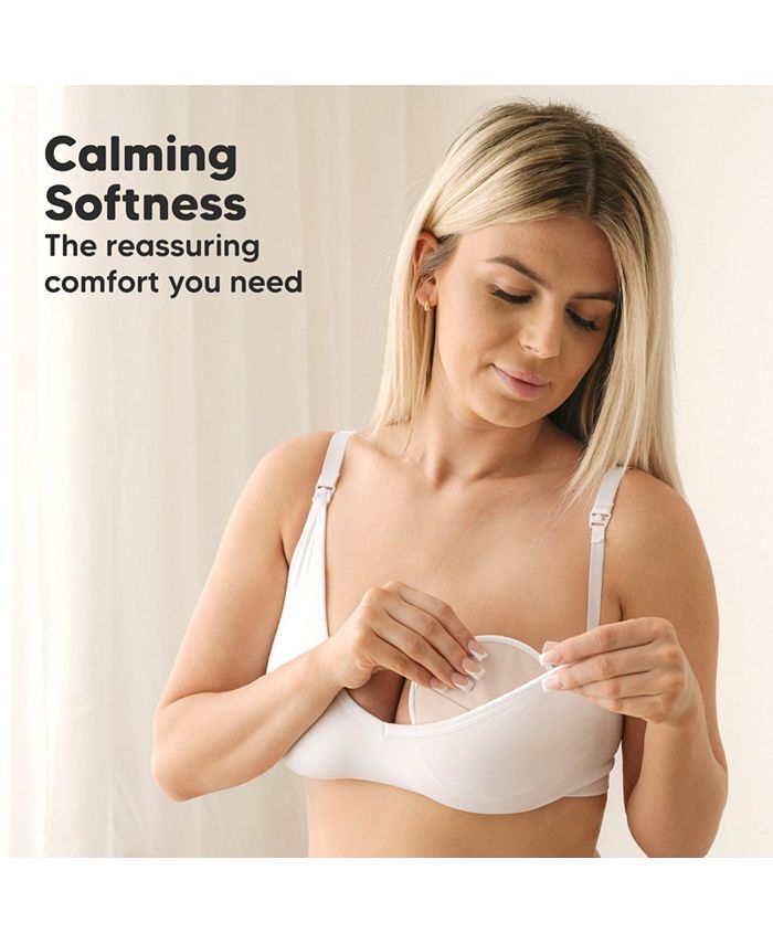 KeaBabies Maternity 14pk Organic Nursing Pads, Washable Breast Pads + Wash Bag, Reusable Nipple