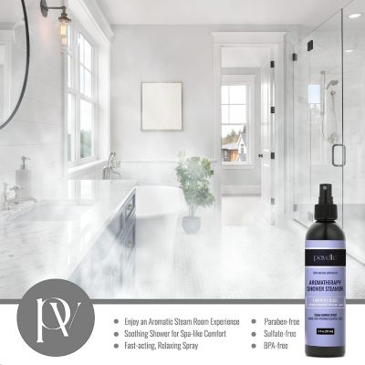 Aromatherapy Shower Steamer Spray, Lavender Essential Oil Mist