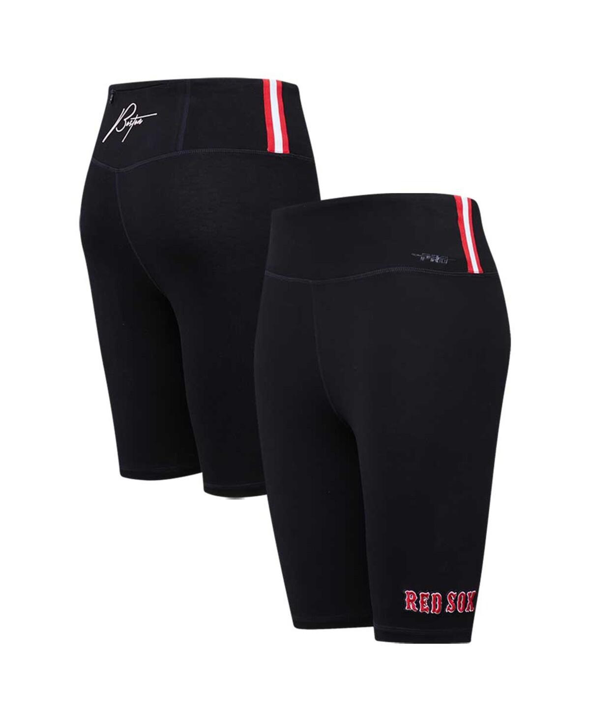 Shop Pro Standard Women's  Black Boston Red Sox City Scape Bike Shorts