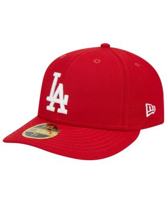 New Era Men's Scarlet Los Angeles Dodgers Low Profile
