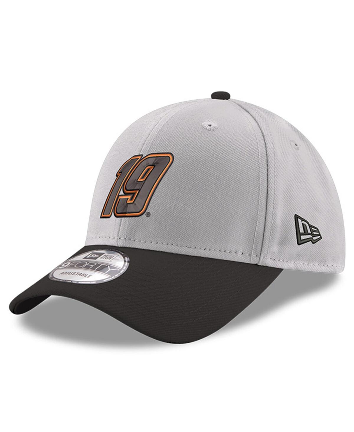 Men's New Eraand Black Martin Truex Jr 9FORTY Snapback Adjustable Hat - Gray, Black