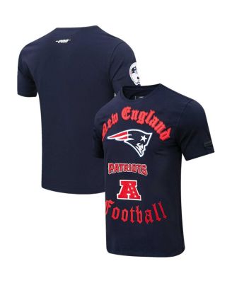 Men's Navy New England Patriots Old English T-shirt