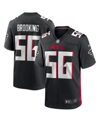 Men's Keith Brooking Black Atlanta Falcons Game Retired Player Jersey