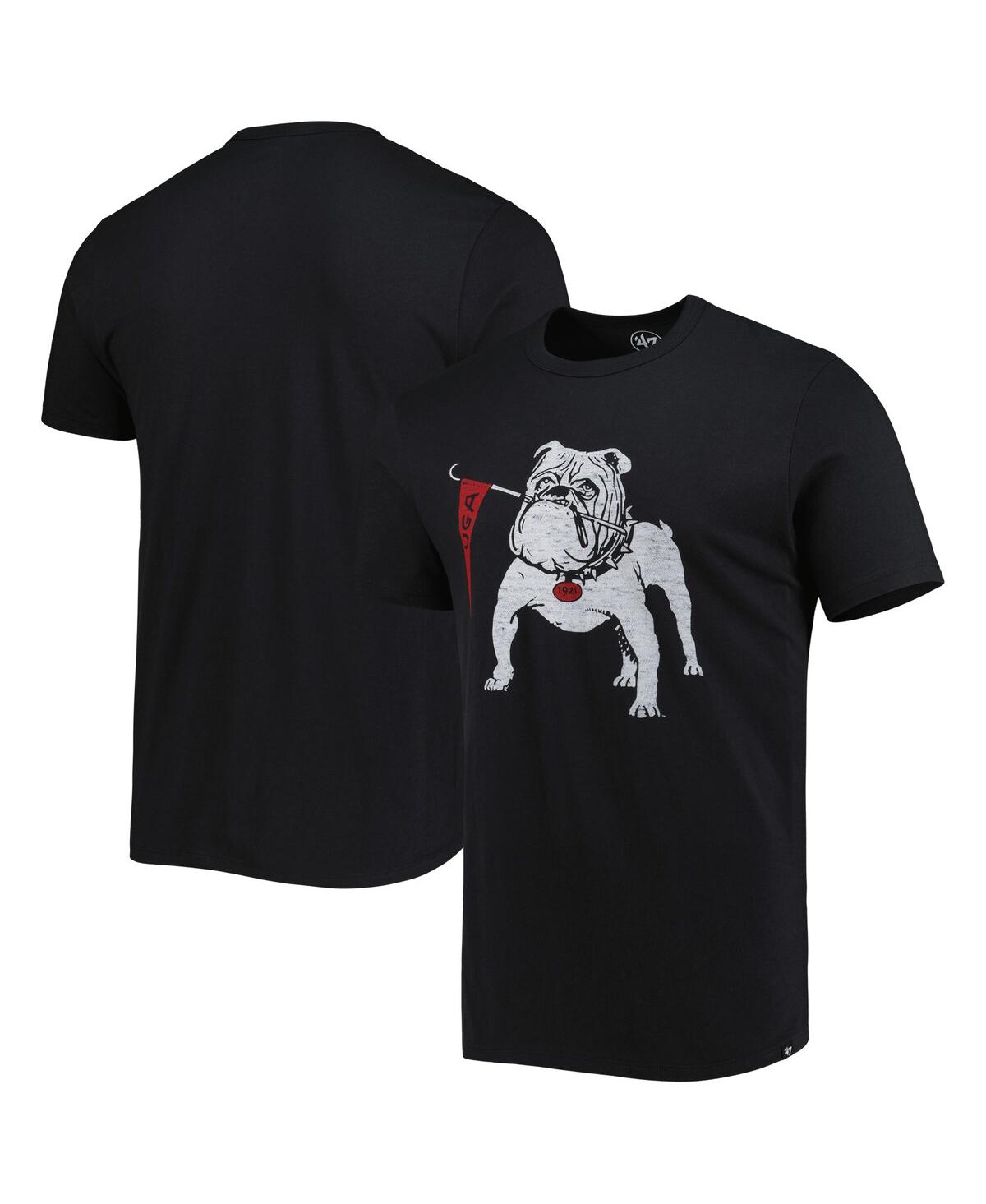 Shop 47 Brand Men's ' Black Georgia Bulldogs Premier Franklin T-shirt