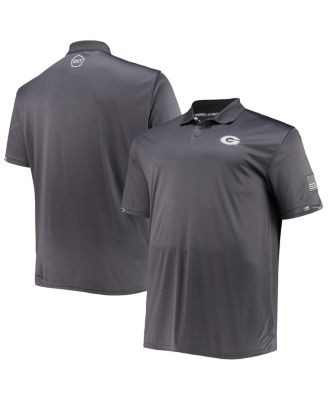 Men's Charcoal Georgia Bulldogs Big and Tall OHT Military-Inspired Appreciation Digital Camo Polo Shirt