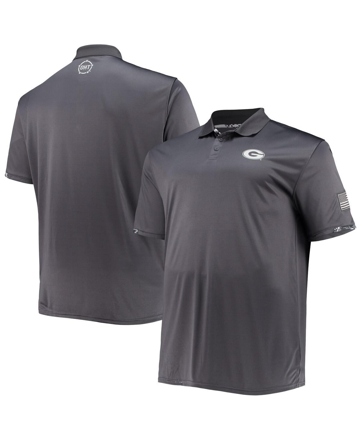 Colosseum Men's  Charcoal Georgia Bulldogs Big And Tall Oht Military-inspired Appreciation Digital Ca In Charcoal