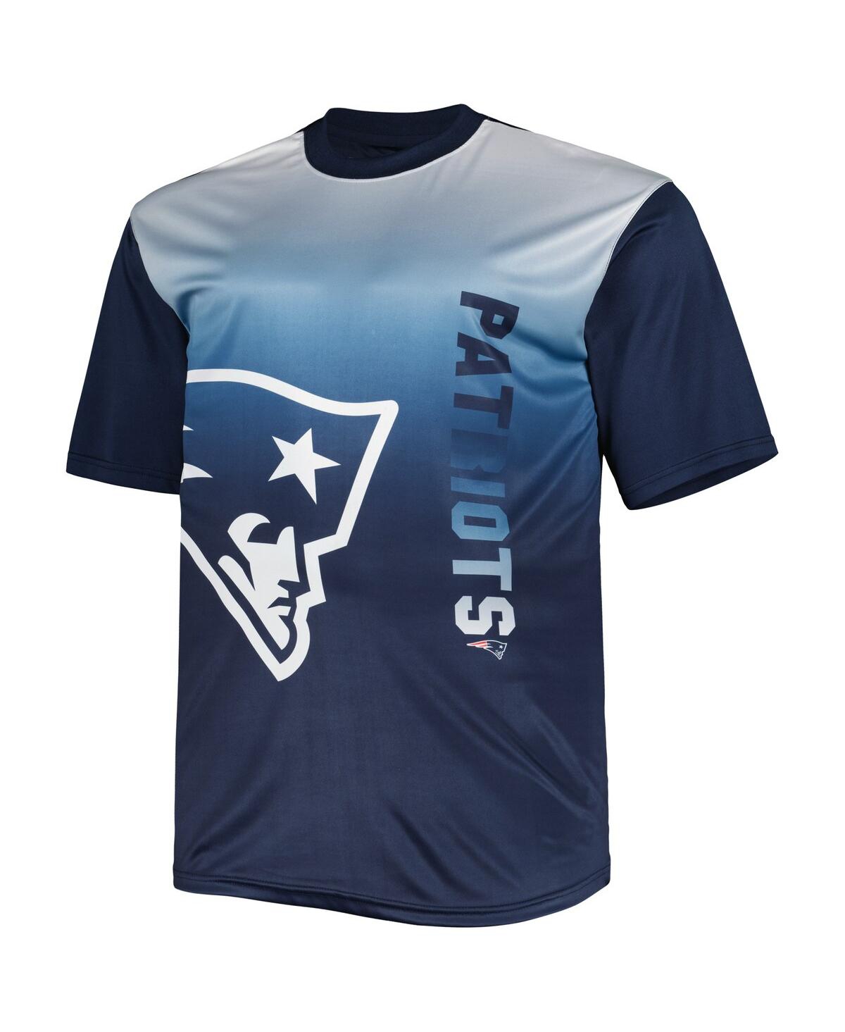 Shop Fanatics Men's  Navy New England Patriots Big And Tall T-shirt