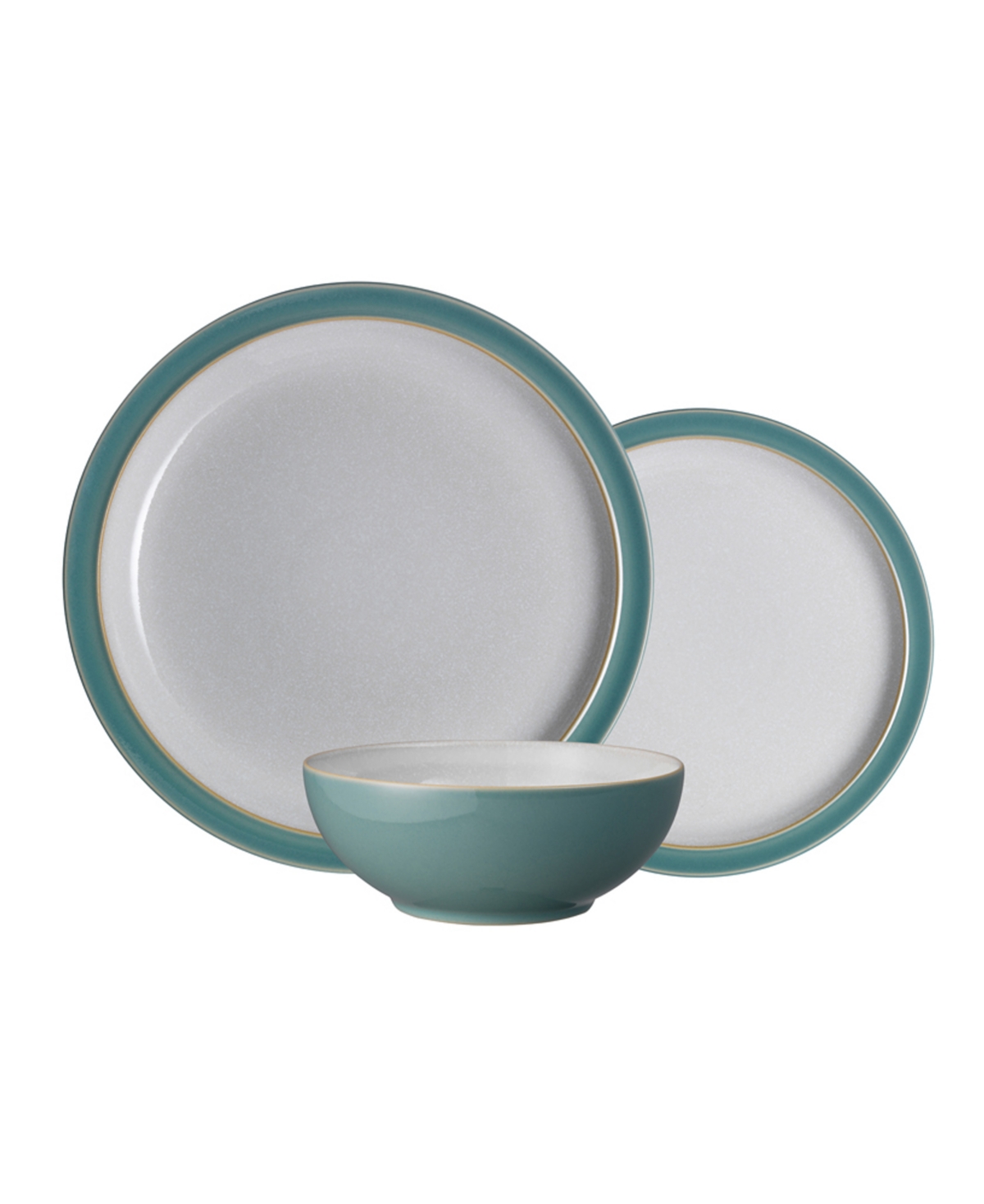 Denby Elements 12 Piece Set, Service For 4 In Green