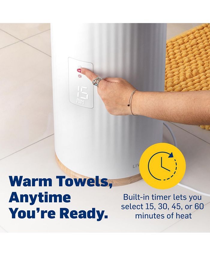 Livefine Towel Warmer, Large Towel Heater with LED Display White Macy's