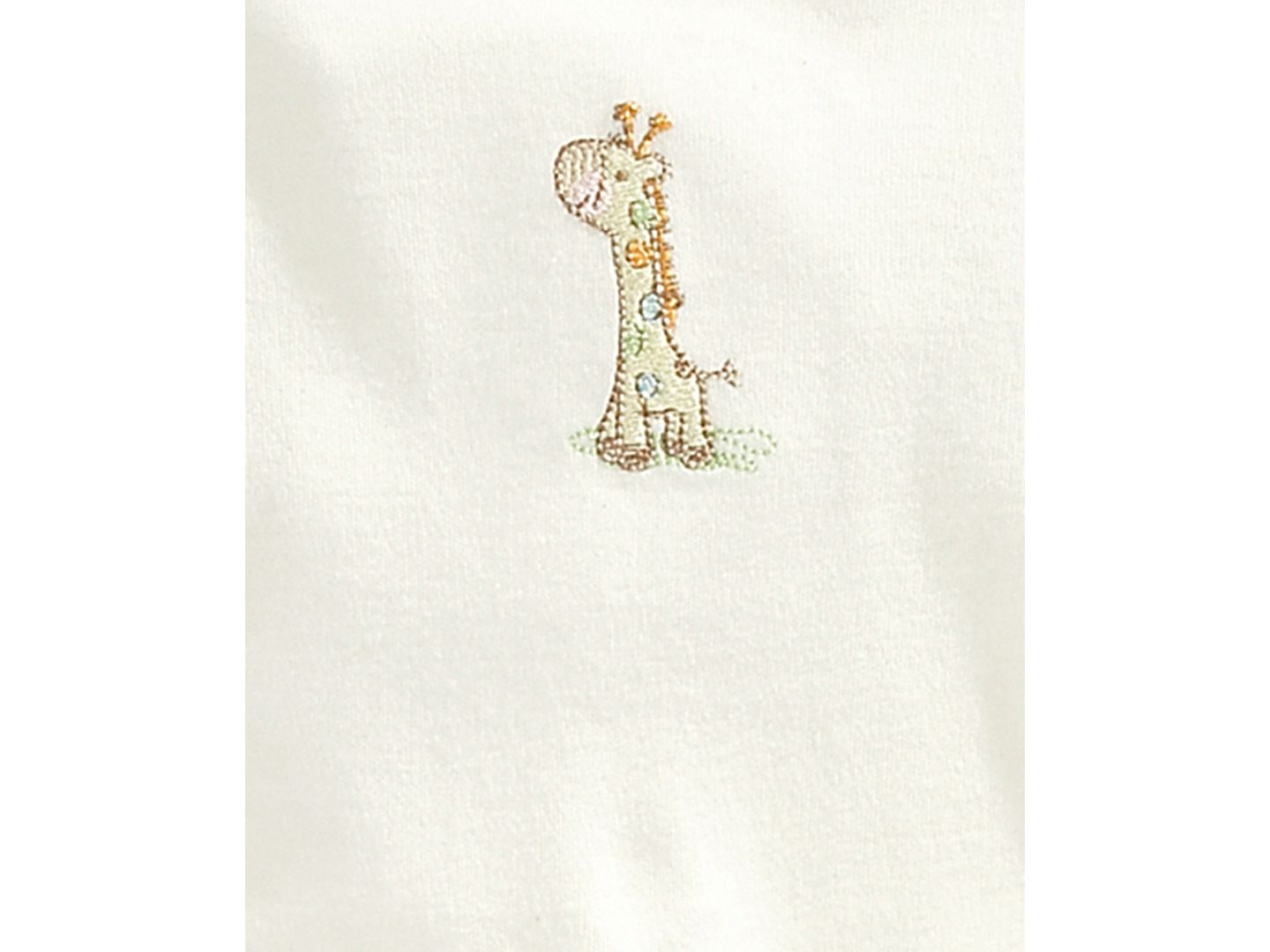 Комплекты Little Me Giraffe Gown and Hat, 2 Piece Set для малышей, цвет: Слоновая кость — фото 3