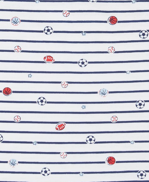 Детские Little Me Baby Boys Sports Star Printed Cotton Blanket