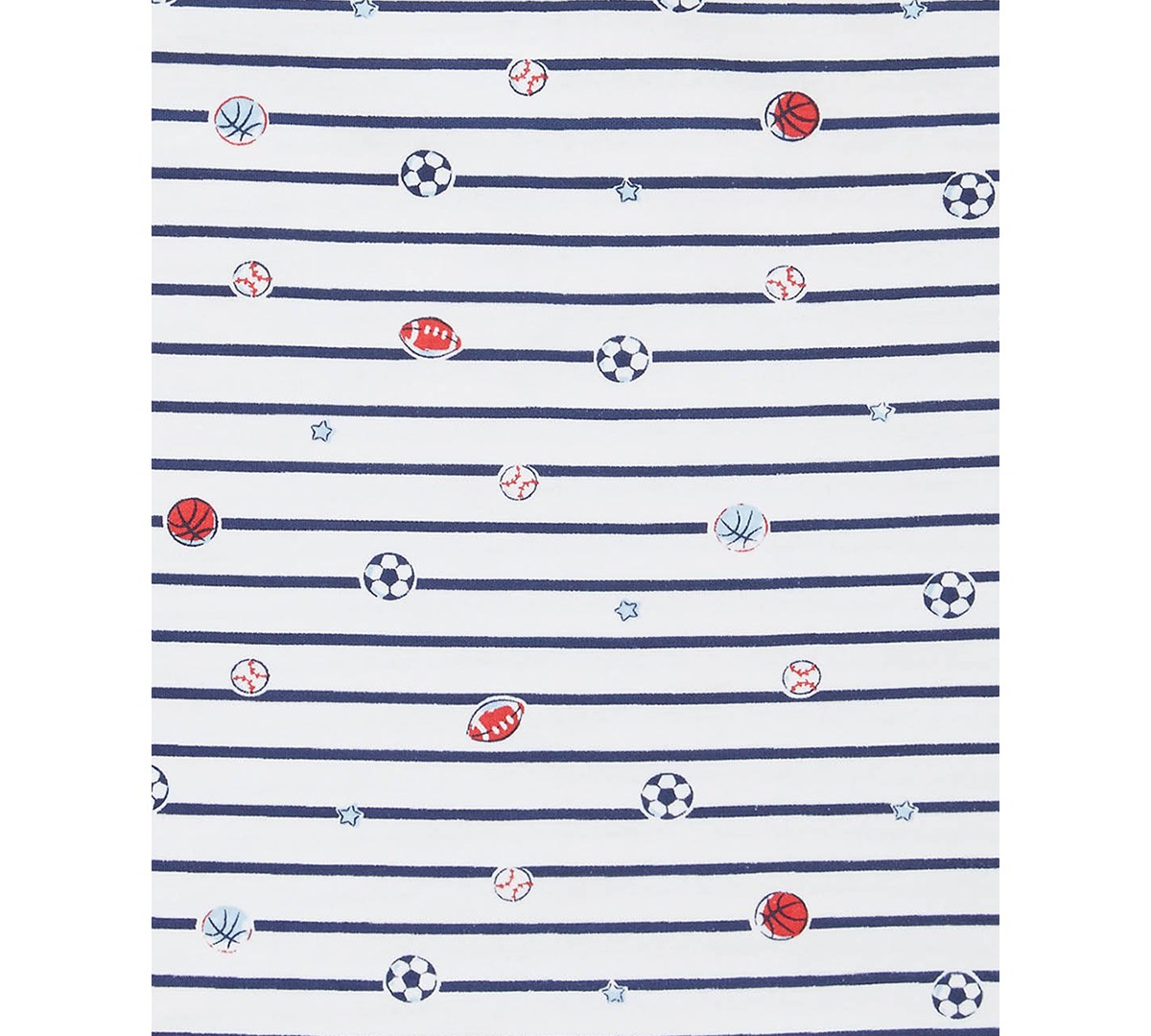 Детские Little Me Baby Boys Sports Star Printed Cotton Blanket — фото 1